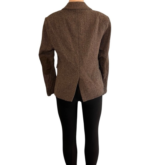 Tru Clothing Blazer Tweed Herringbone Wool Classic  Vintage 1920s Style - Picture 6 of 10